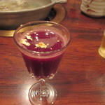 一冨久 - 生き血リンゴジュース割