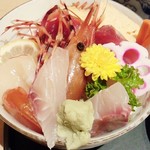 Tamura - ランチメニュー「10長のおすすめ海鮮丼」(1000円)