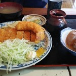 福助食堂 - ミックス定食。