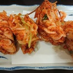 樹庵 - 桜海老のかき揚げ。