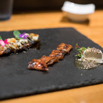 久遠の空 - 2017.10 テッポウ 二世古ブルーチーズ空 テッチロ 岡山ヤギのフロマージュ ホエージャム