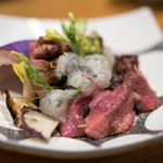 久遠の空 - 2017.10 タンモト タンカルビ あけび パープルコールラビ グリーンカリフラワー セルバチコ花