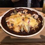 キッチン＆カフェ クリシュ - シーフードの焼きチーズカレー