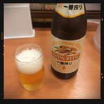 日高屋 - 瓶ビール 450円