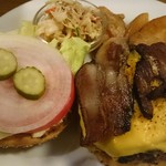 ベーカーバウンス - ベーコンチーズバーガー￥1680