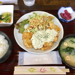 ちょんたま食堂 - チキン南蛮定食680円