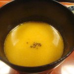 いか里 - 海老の汁物