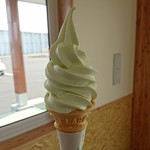 JA中札内村産直売所 - 枝豆ソフトクリーム 250円