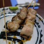 やきとり次郎 - てか串、塩も実は存在した！山葵付き♪