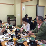 Sanjian - お子さんが独立された年代のご夫婦が多く、ゆっくりお子さんやお孫さん、旅行の話などしながら、一緒にお酒を飲んで、おそばを食べる穏やかなひと時を過ごしてます。