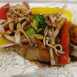 デニーズ - 白身魚の黒酢ソース膳～彩り野菜と共に（1049円＋税）