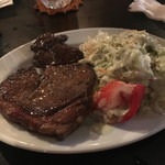 なんば赤狼 - 鹿肉のステーキ♫