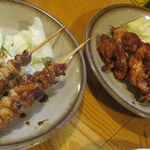 一番鳥 - 皮と焼鳥の串