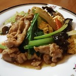 Youwa ken - 晩酌セットの1品④ キクラゲ、豚肉、卵の炒め物