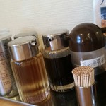 磨きの町のラーメン屋 味我駆 - 卓上調味料！