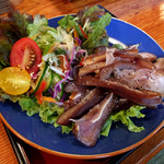 仙人小屋 - 猪の顔面燻製800円