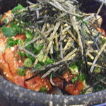 Hodaka Shokubou Ajisaikan - うなぎ石焼丼アップ