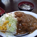 Eiyasu - カツカレーライス (580円)