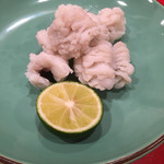 龍文支店 - 鱧。
      お塩と酢橘のみで頂きますが…最高に美味しいです。