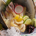 Kitayori shellfish sashimi