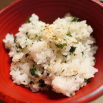 山ごぼう - オリーブオイルにつけた紫蘇のご飯