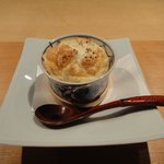 野嵯和 - 蛍烏賊と新じゃがの上には、山芋のスフレ