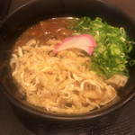 うどん そば 壺屋 - カレーきしめん ¥440- (2017.10.9)