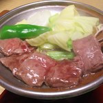 上州和牛の陶板焼き