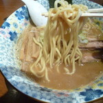 麺処 武壱 - 中太ストレート麺