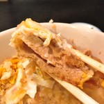 森の茶屋 - カツ断面