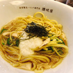 讃岐屋 - 柚子胡椒香る！鶏笹身とオクラの和風ソース　とろろ仕立て