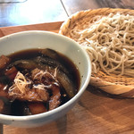 そば舎 あお - なすと油揚げのせいろ