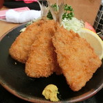 お食事処おだか - アジフライ