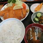 お食事処おだか - ジャンボとんかつ定食