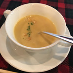 くいしんぼー山中 - ハンバーグランチ スープ