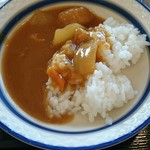 夢古道おわせ　お母ちゃんのランチバイキング - やっばり、どーしても、カレーは一口…。