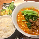 中国四川酒家 蔓山 - 担々麺セット1000円