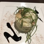 日本酒Dining 根岸 川木屋 - ポテトサラダ。