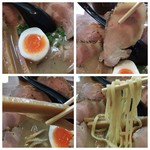 あいつのラーメン かたぐるま - 具と麺