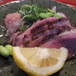 草喰 なかひがし - ９月【強肴】鴨の炭火焼き・紅葉おろし・オニオンスライス