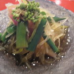 草喰 なかひがし - ９月【酢の物】錦糸瓜・いんげん・茗荷