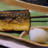 はまじま - 【北新地でランチ】 炭火焼魚と漁師汁 塩さば　\800
