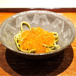 富小路 やま岸 - ☆太素麺、イクラ