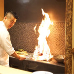 富小路 やま岸 - 鰹の藁焼き