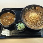 74503962 - 2017.8.6 カレー丼 & 温そば 360円（税込）