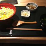 銀座　神籬 - 東京しゃものふわとろ親子丼（1200円）