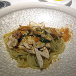 リストランテ･ヒロ  - カナダ産マツタケとカラスミのスパゲッティーニ