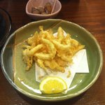 味処 明島 - 白魚の天ぷら