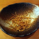 そば切り　酒処　旬炭 - 蕎麦チップ