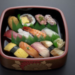 かつら寿司 - 寿司セットA平日お昼限定価格1200円茶碗蒸し付